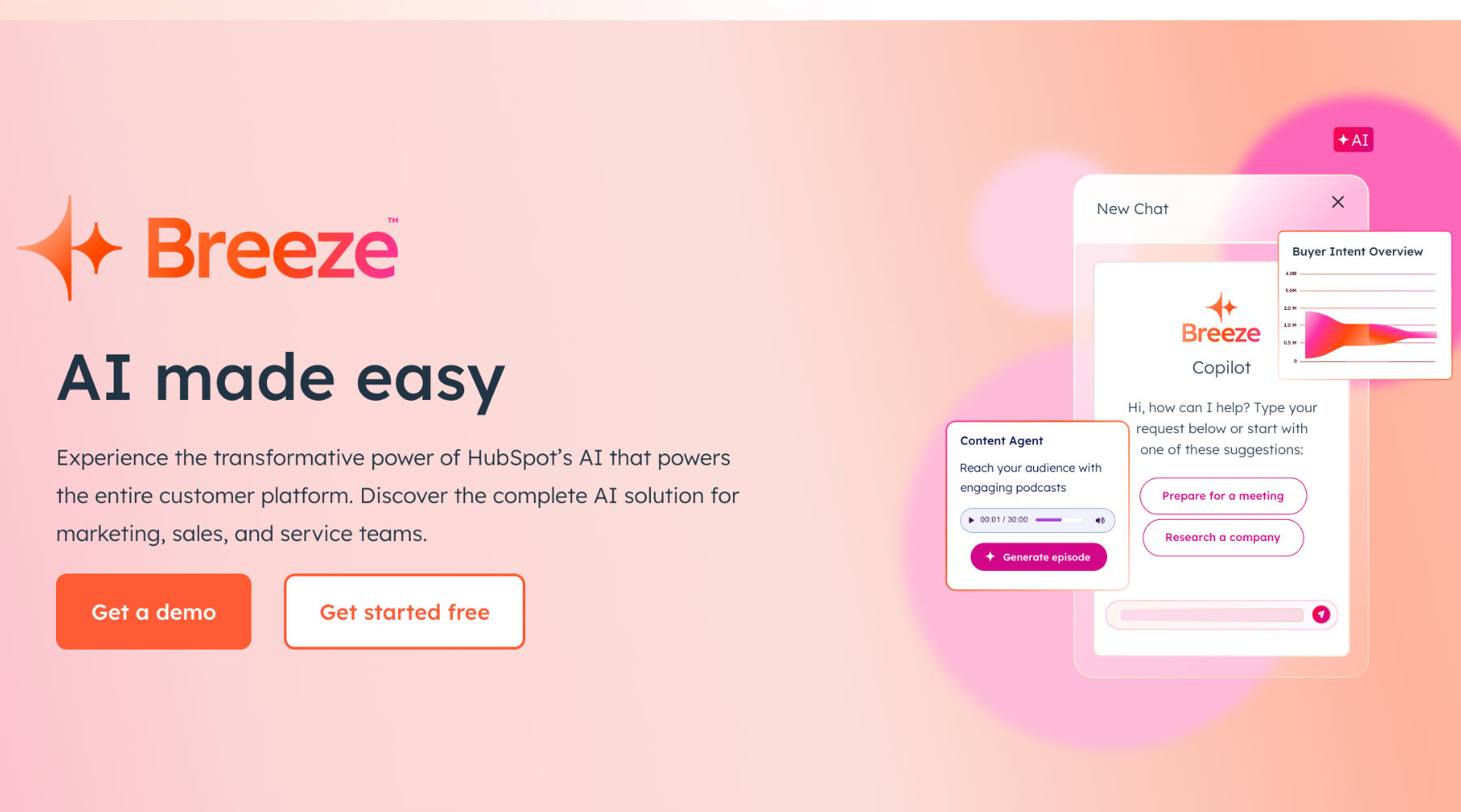 Breeze HubSpot AI