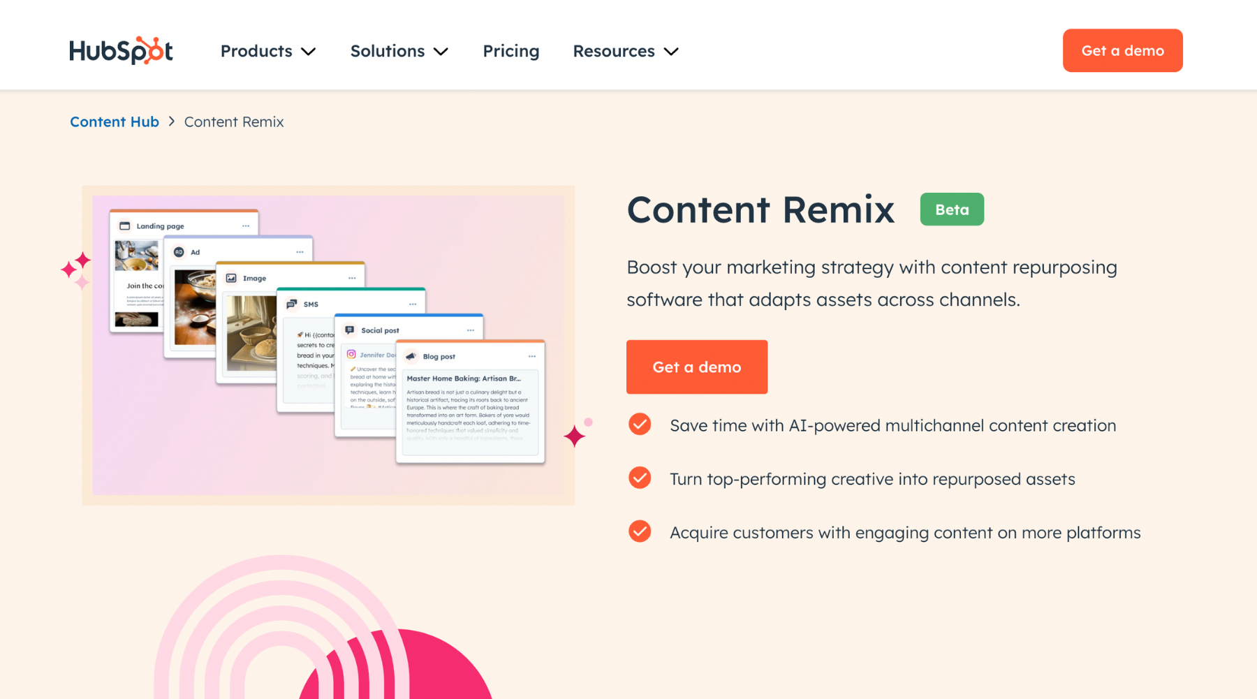 Content Remix HubSpot